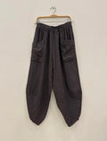 Pantalón lino chocolate