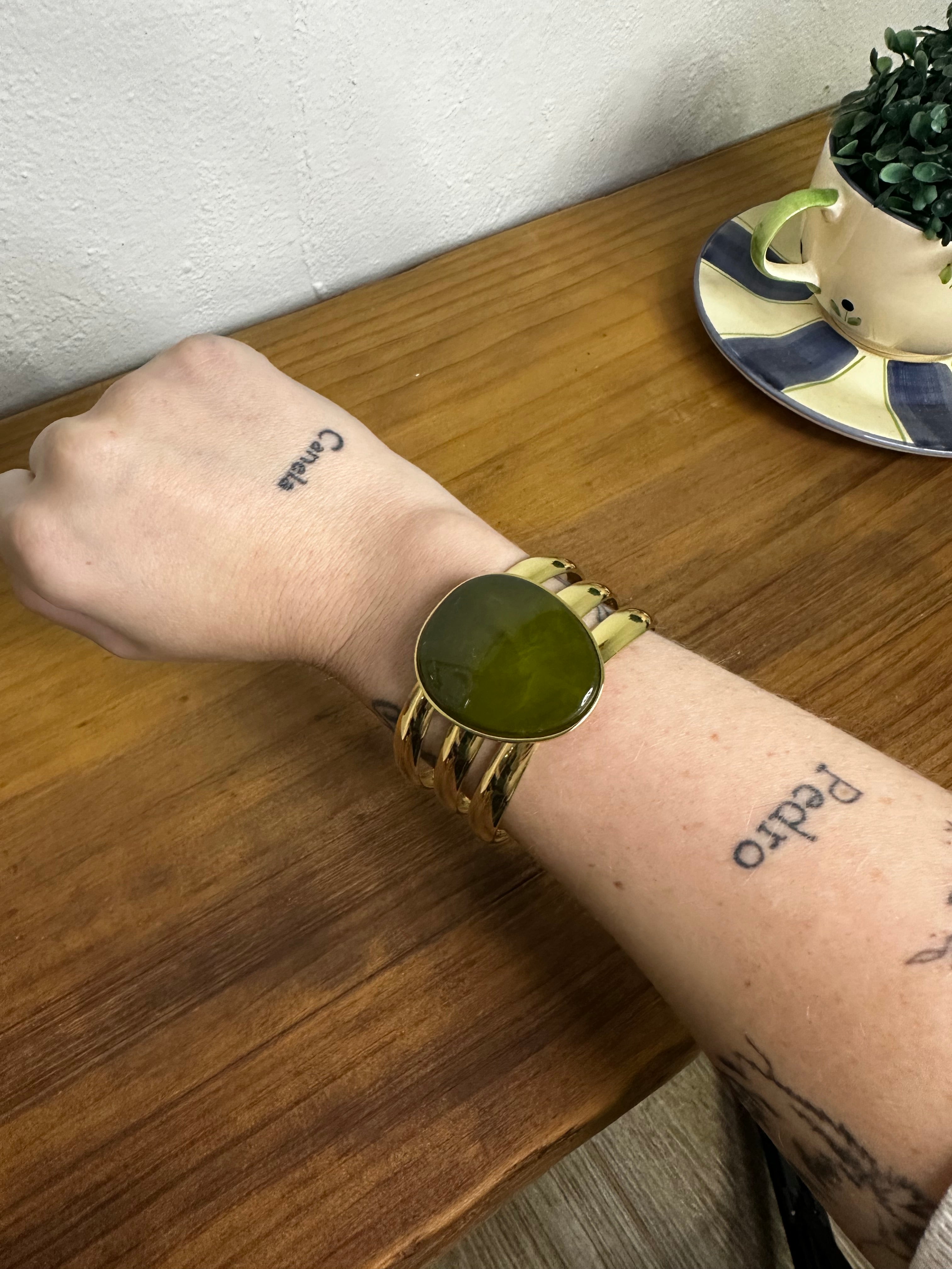 BRAZALETE NACAR VERDE