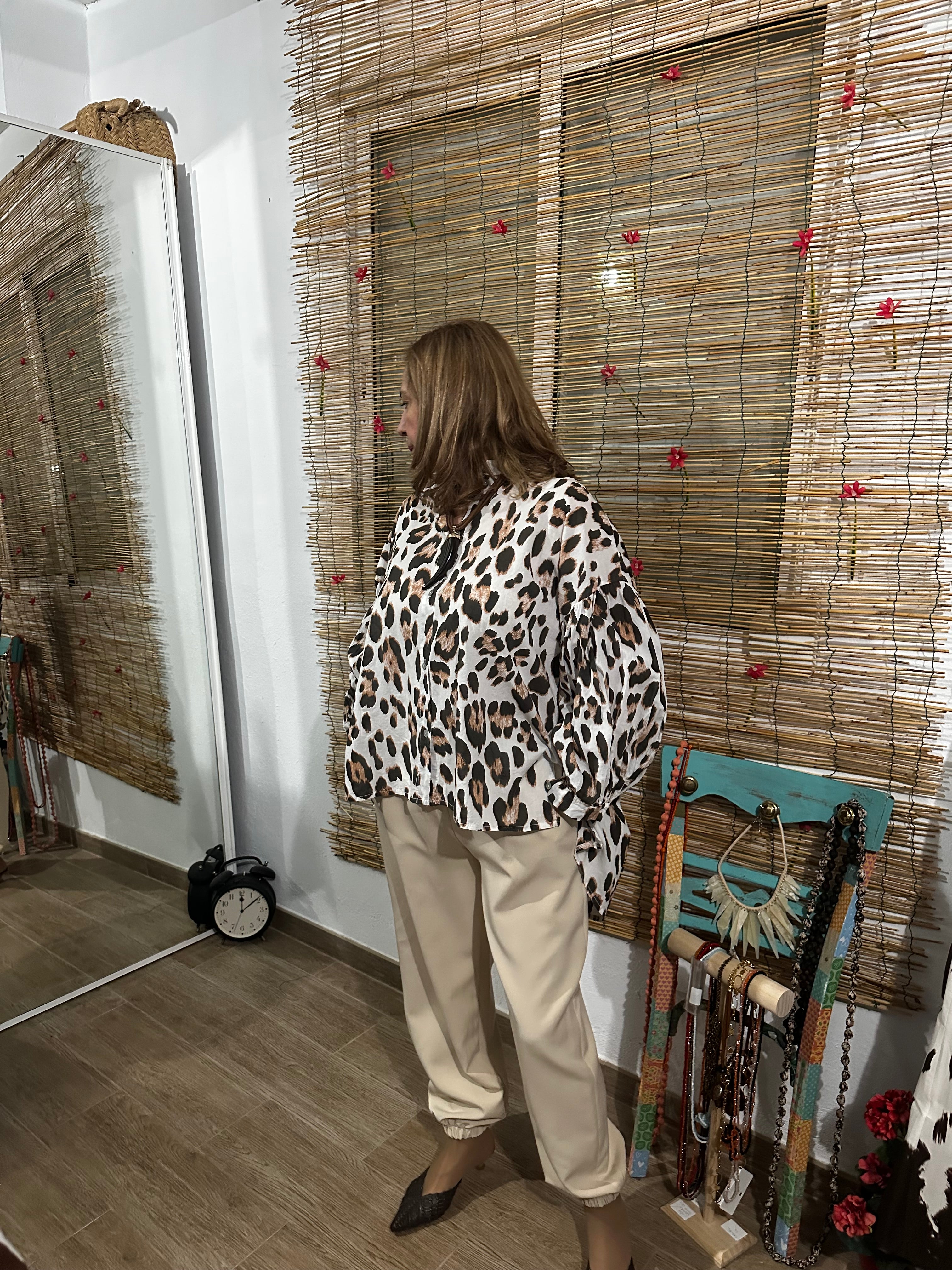 Camisa max animal print