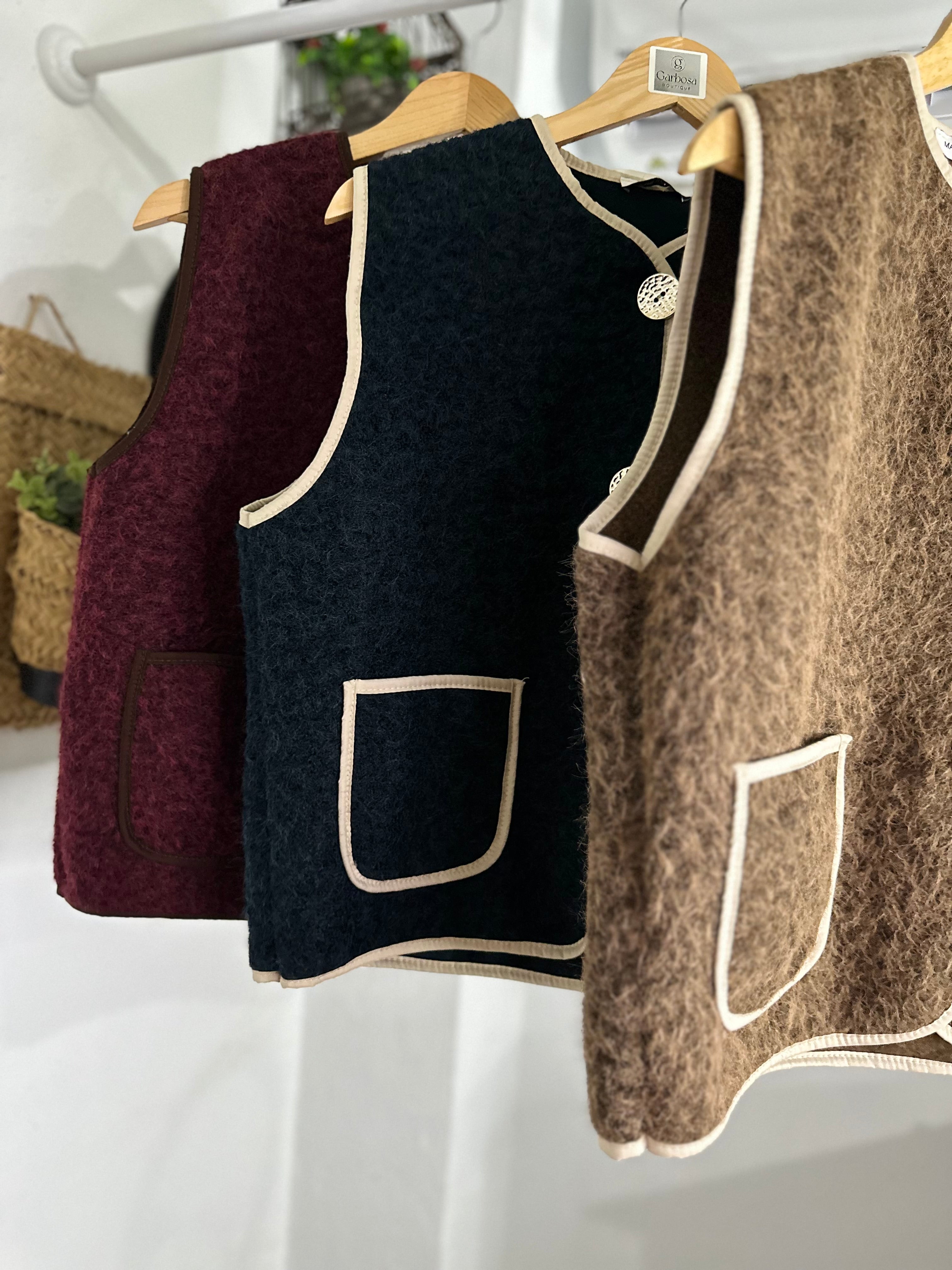 CHALECO BORREGUITO AZUL