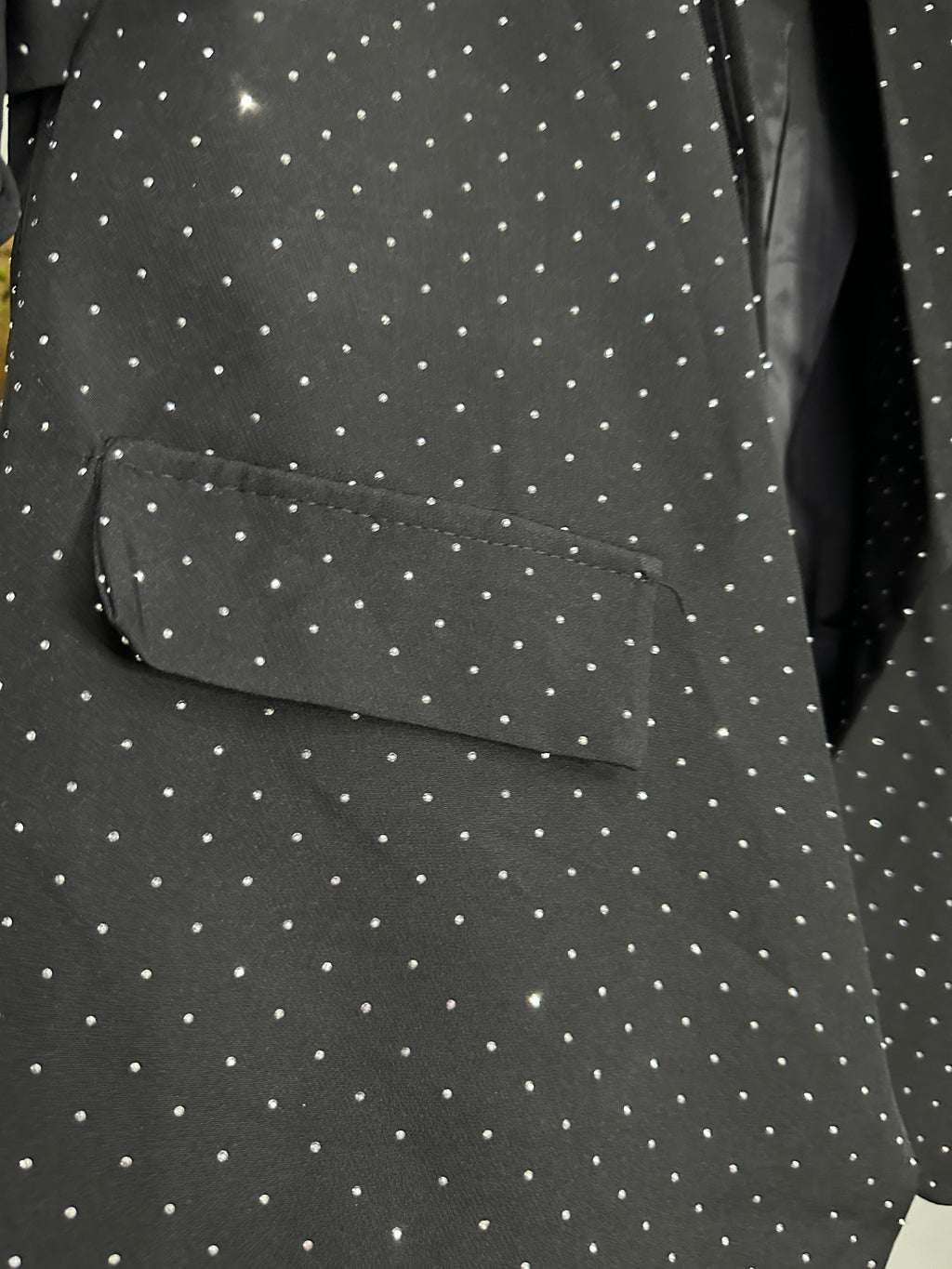 CHAQUETA BRILLO MANGA 3/4