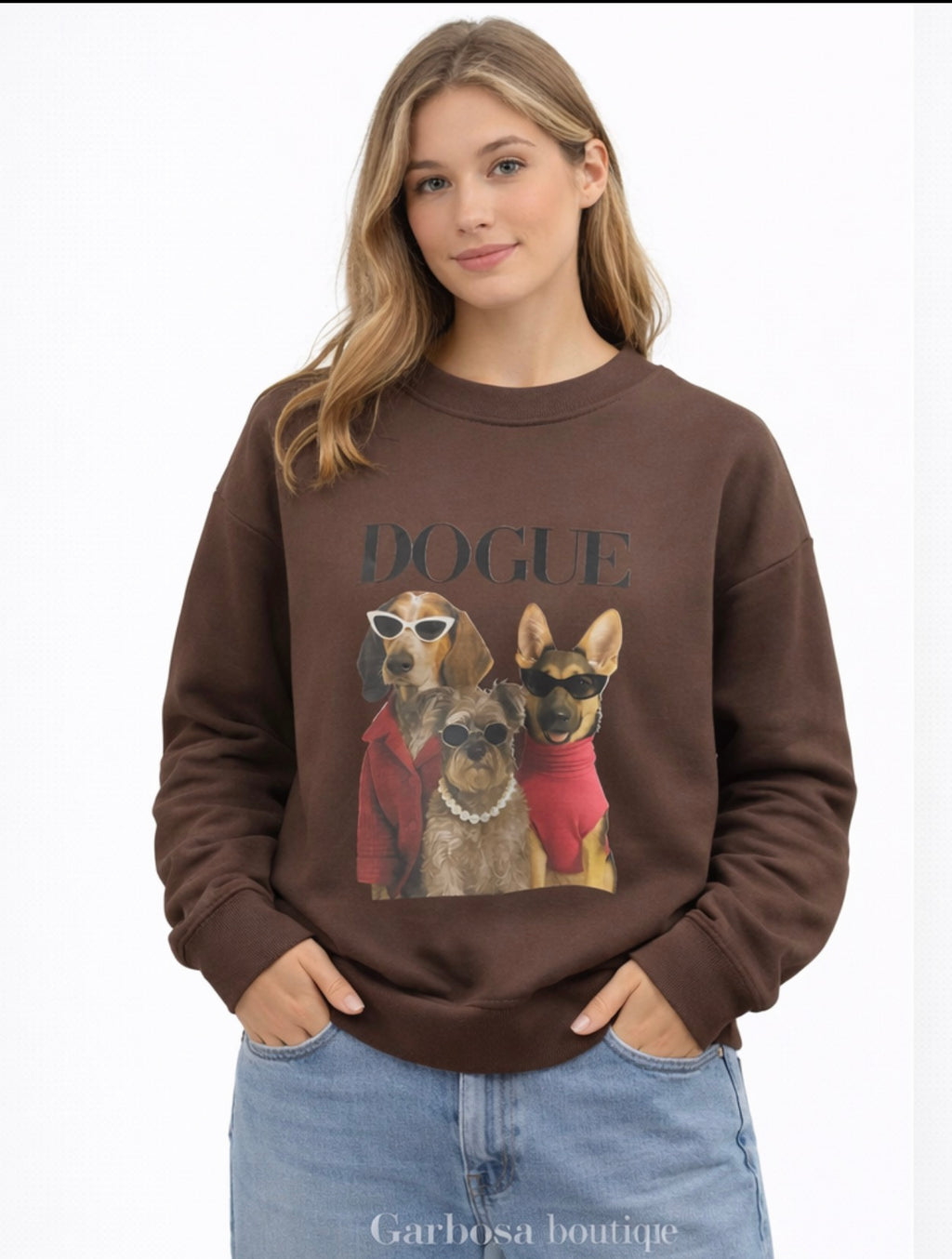 Sudadera dogue choco
