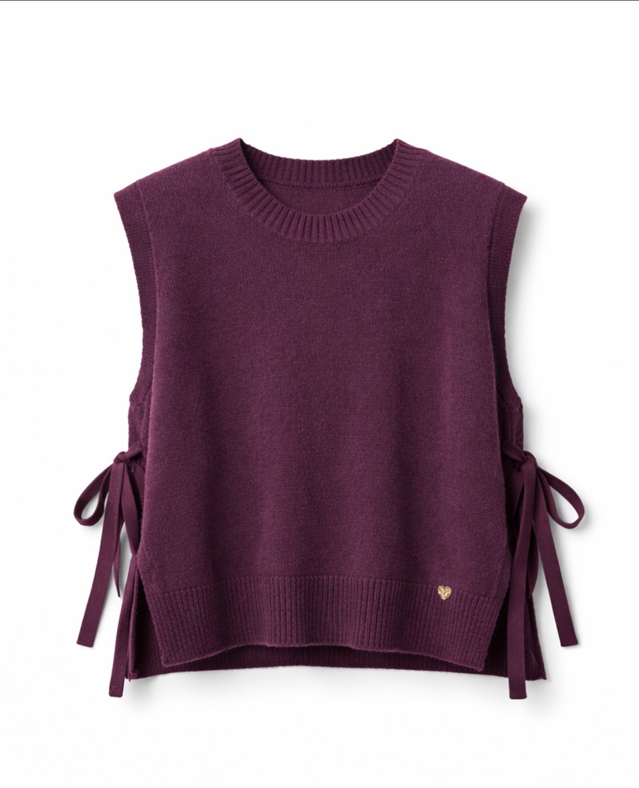 CHALECO DE PUNTO BURDEOS