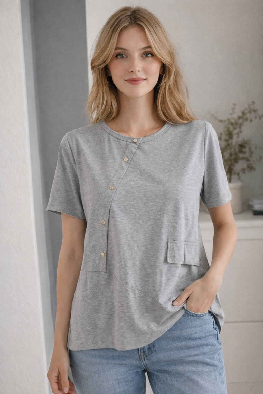 Camiseta botones