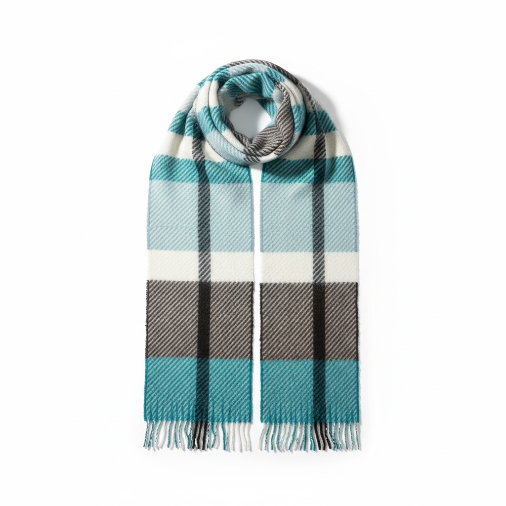 Bufanda azul vaquero