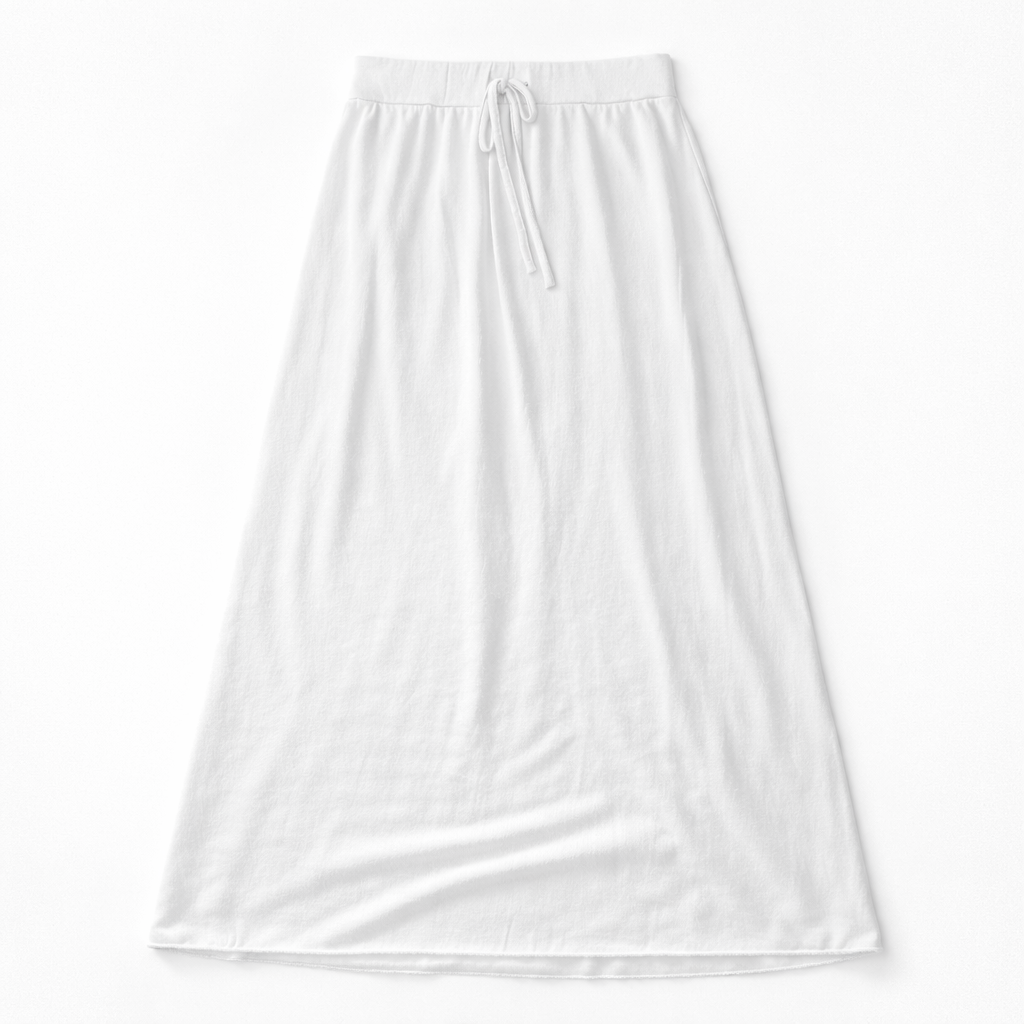 Falda de punto dos colores