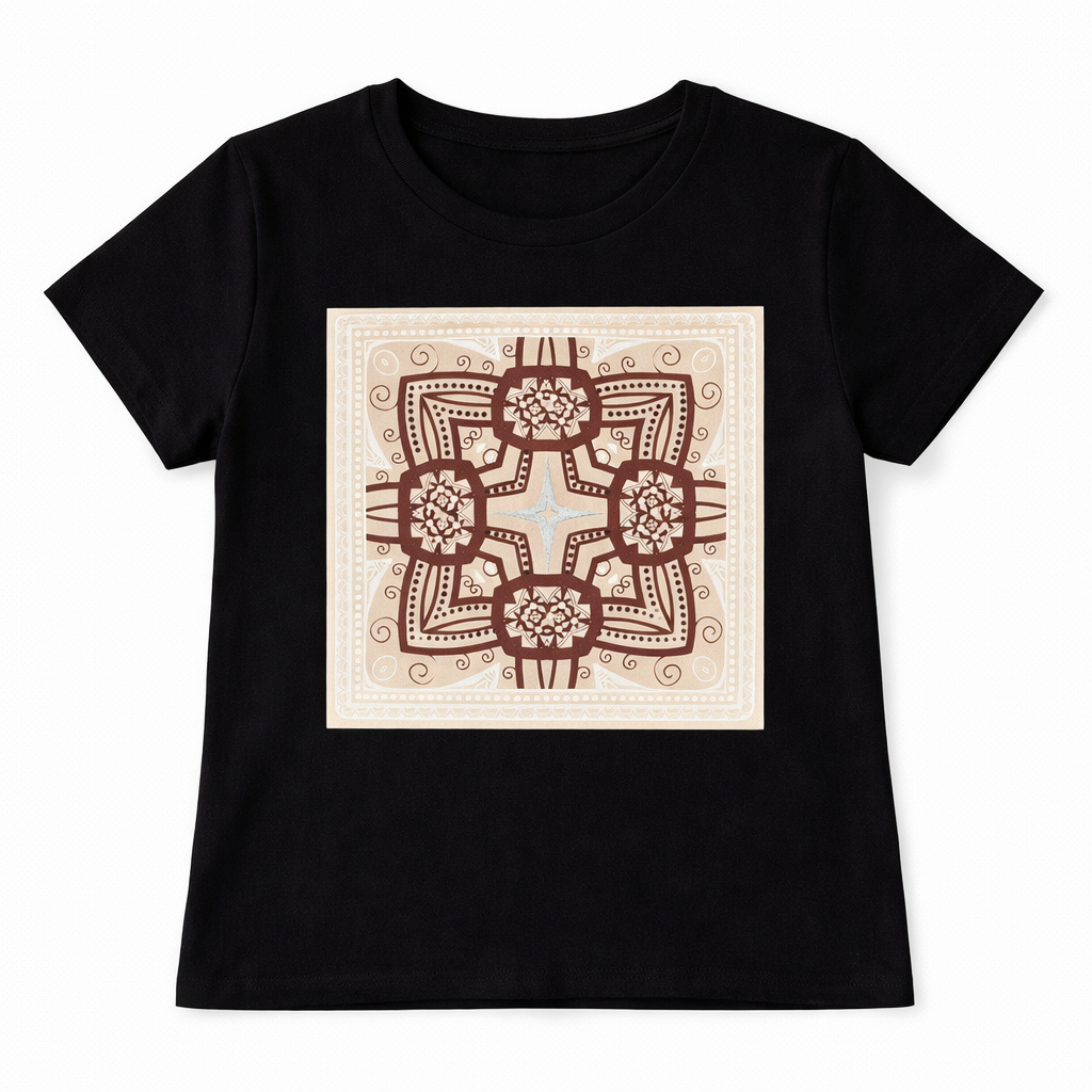 Camiseta estampado geométrico