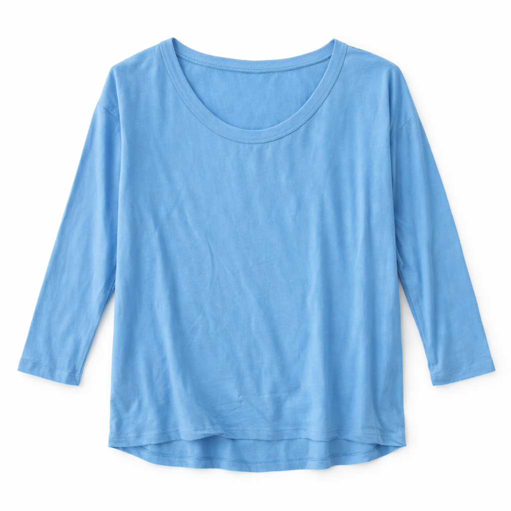 Camiseta básica azul