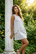 Vestido volantes