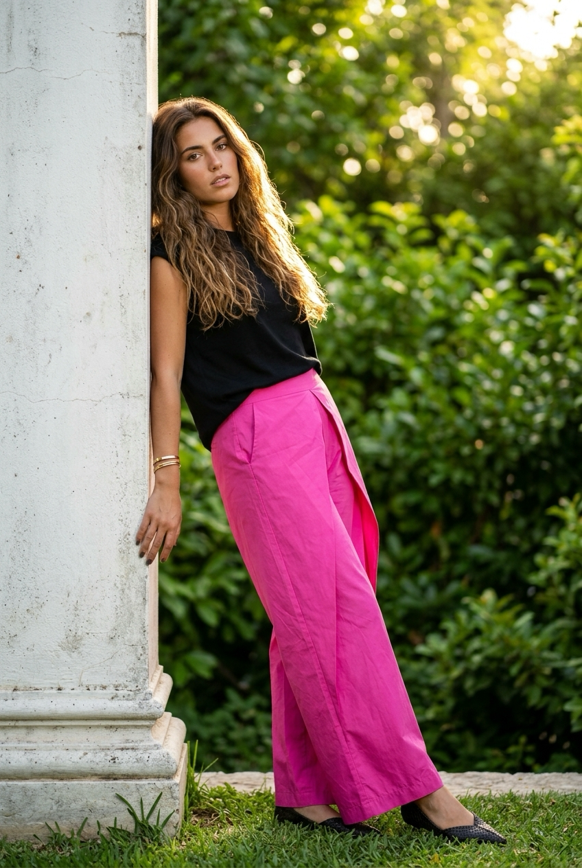 Pantalón rosa