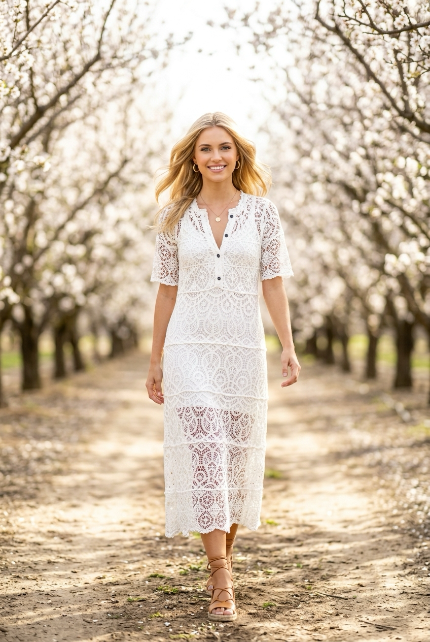 Vestido crochet