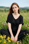 Camiseta básica oscuro