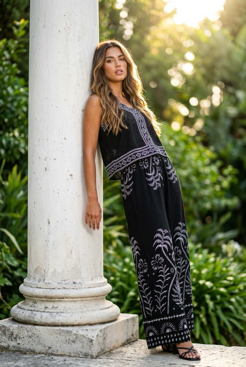 Pantalón palmeras