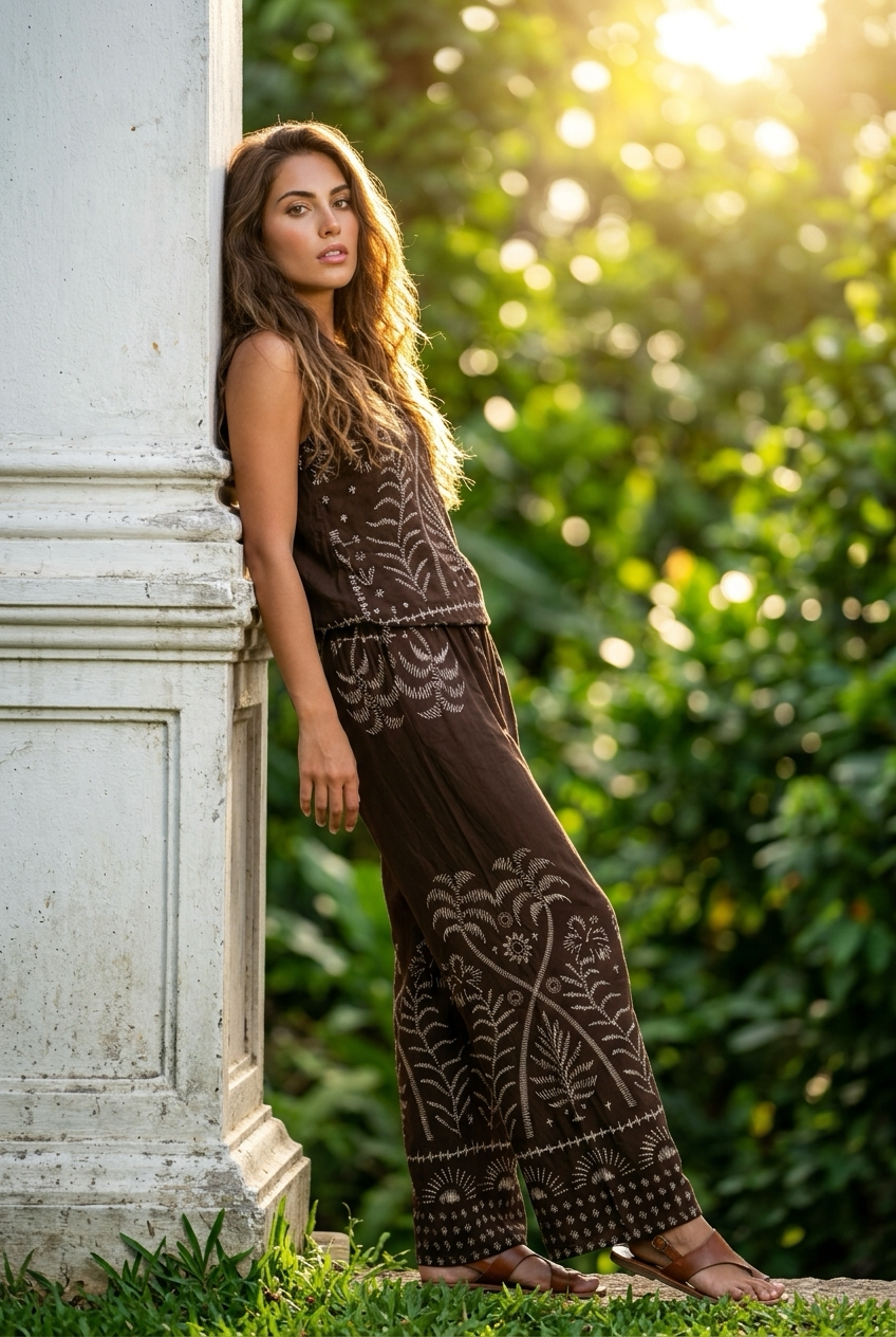 Pantalón palmeras