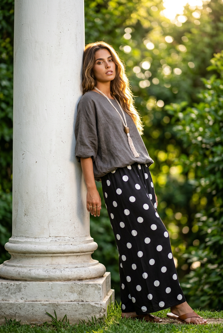 Pantalón Lunares