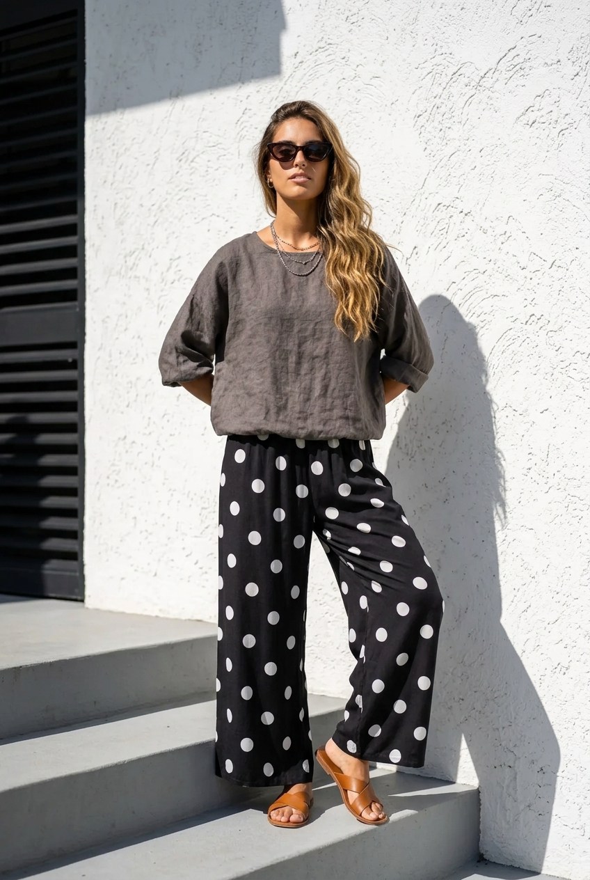 Pantalón Lunares
