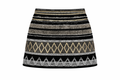 Falda bordada geo
