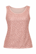 Top lentejuelas rosa