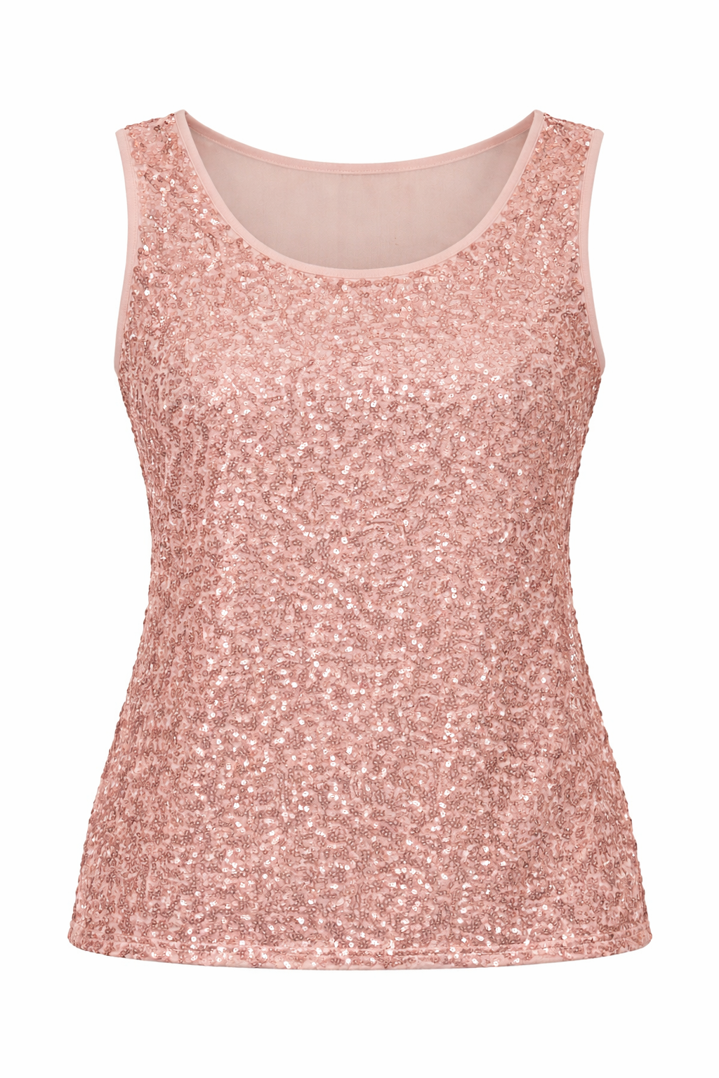 Top lentejuelas rosa