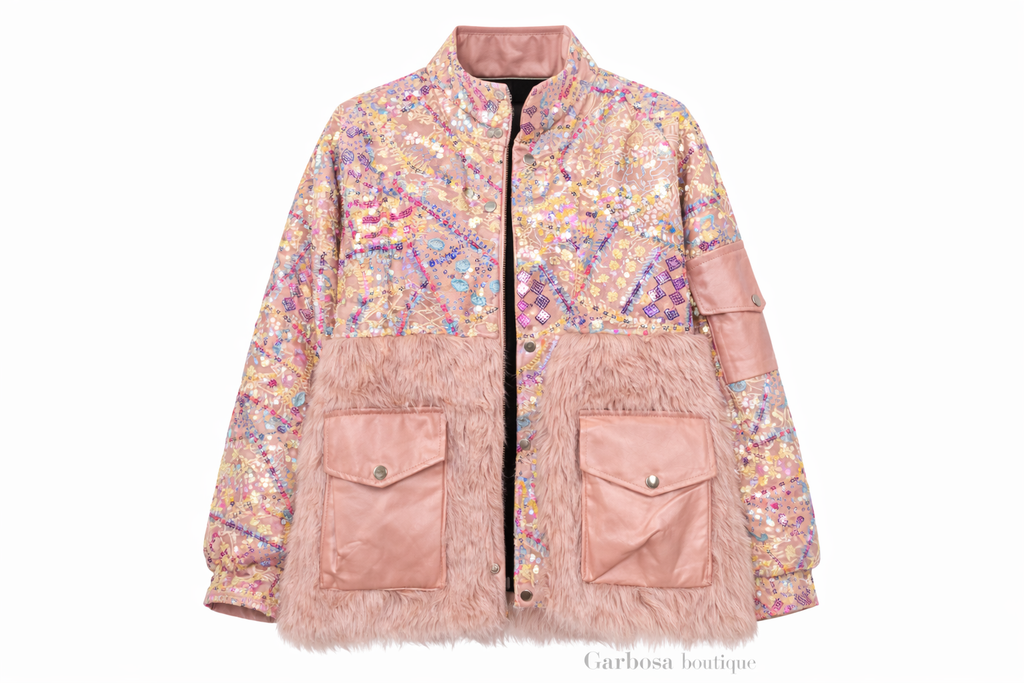 Chaqueta joya rosa