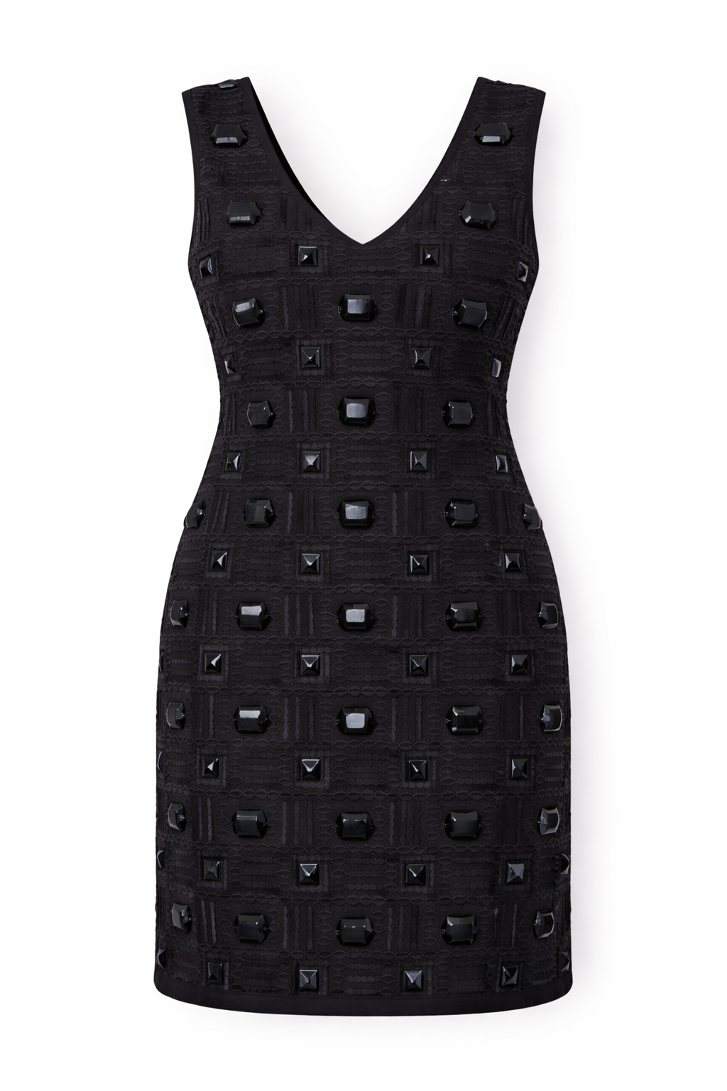 Vestido con apliques