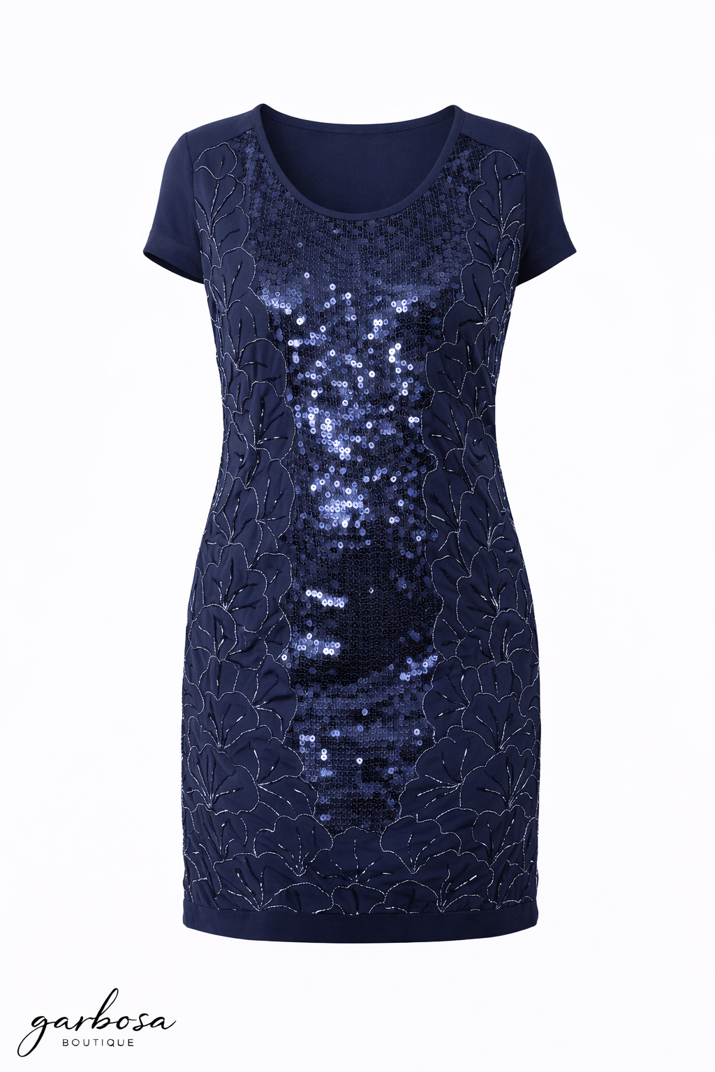 Vestido lentejuelas azul