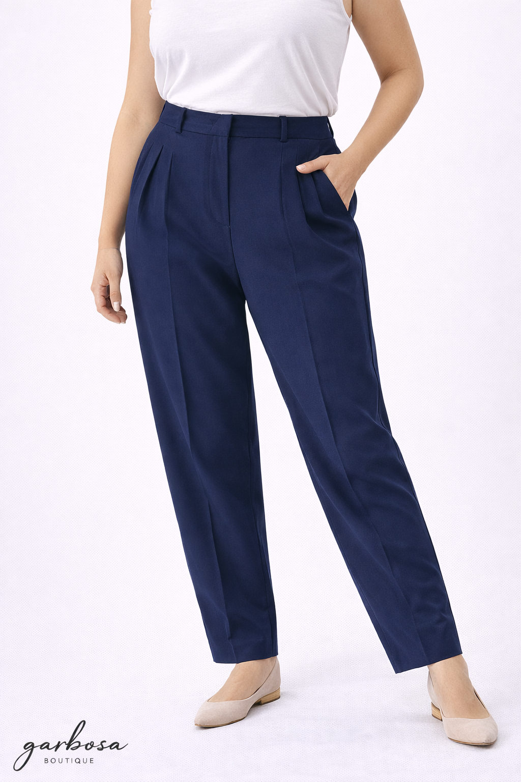 Pantalón traje azul